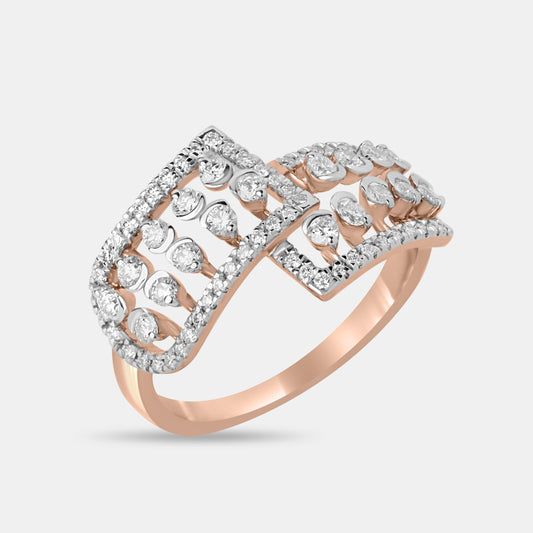 Celeste Cascade Diamond Ring
