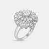 Swirl And Sparkle Diamond Cocktail Ring
