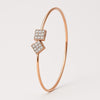 Square Halo Diamond Bracelet