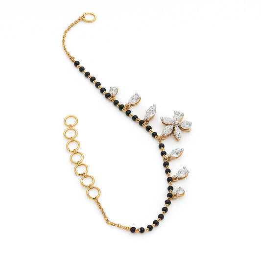 Black Beed Diamond Bracelet