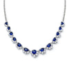 Blue Flame Diamond Necklace