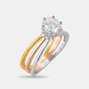 Tri-flare Diamond Ring