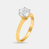 Minimalist Solitaire Diamond Rings