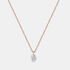 Ovalo Solitaire Diamond Pendent
