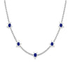 Blue Radiance Diamond Necklace